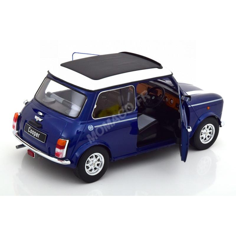 MINI COOPER TOIT OUVRANT VOLANT A DROITE BLEU METALLISE/BLANC