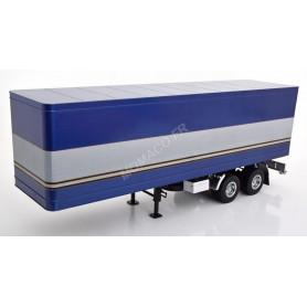 REMORQUE CAMION BLEU METALLISE/GRIS METALLISE