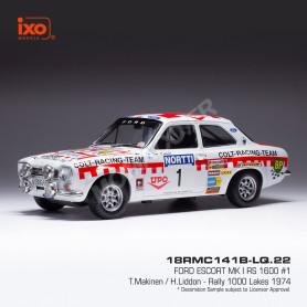 FORD ESCORT MKI RS 1600 1 MAKINEN/LIDDON RALLYE 1000 LACS 1974