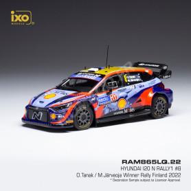 HYUNDAI I20 N RALLYE 1 8 TANAK/JÄRVEOJA RALLYE FINLANDE WRC 2022 (EPUISE)