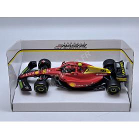 FERRARI F1 F1-75 TEAM SCUDERIA FERRARI 55 CARLOS SAINZ GRAND PRIX D'ITALIE MONZA 2022 4EME (75 ANS)