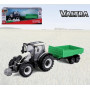 VALTRA AVEC REMORQUE A BOIS - TRACTEUR A FRICTION