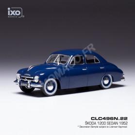 SKODA 1200 1952 BLEU