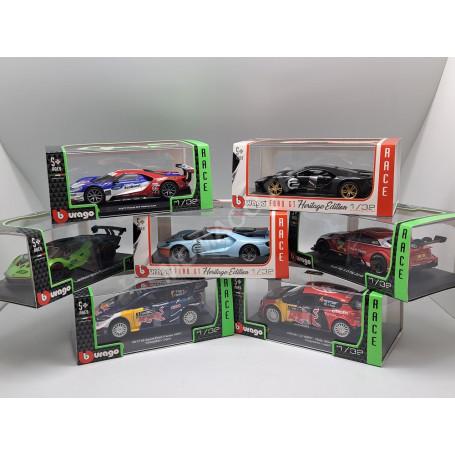 DISPLAY DE 12 PIECES : VEHICULES "RACE - VEHICULE DE COURSE" - NOUVELLE ASSORTIMENT ANNUEL