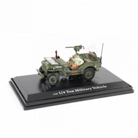 JEEP WILLYS US ARMY AVEC PERSONNAGE