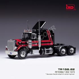 PETERBILT 359 PHARES RONDS 1973 NOIR/ROUGE