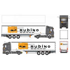 MERCEDES-BENZ ACTROS 5 REMORQUE TAUTLINER "TRANSPORTS RUBINO"