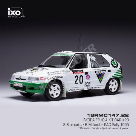 SKODA FELICIA KIT CAR 20 BLOMQVIST/MELANDER RALLYE RAC 1995