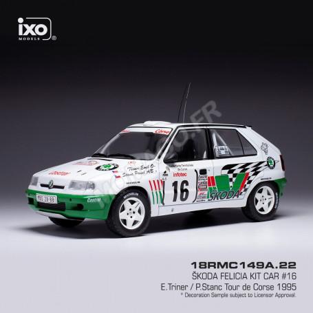 SKODA FELICIA KIT CAR 16 TRINER/STANC RALLYE TOUR DE CORSE 1995