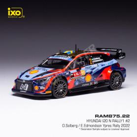 HYUNDAI I20 N RALLYE 2 2 SOLBERG/EDMONDSON RALLYE YPERN WRC 2022