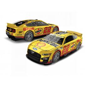 FORD MUSTANG "SHELL - PENNZOIL" 22 JOEY LOGANO NASCAR CUP SERIES 2022 "CHAMPION" (ELITE DIECAST)
