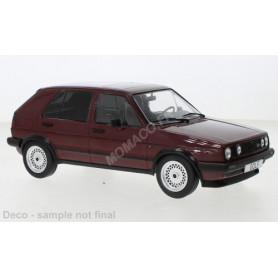 VOLKSWAGEN GOLF II GTI 5-TRG 1984 ROUGE FONCE METALLISE