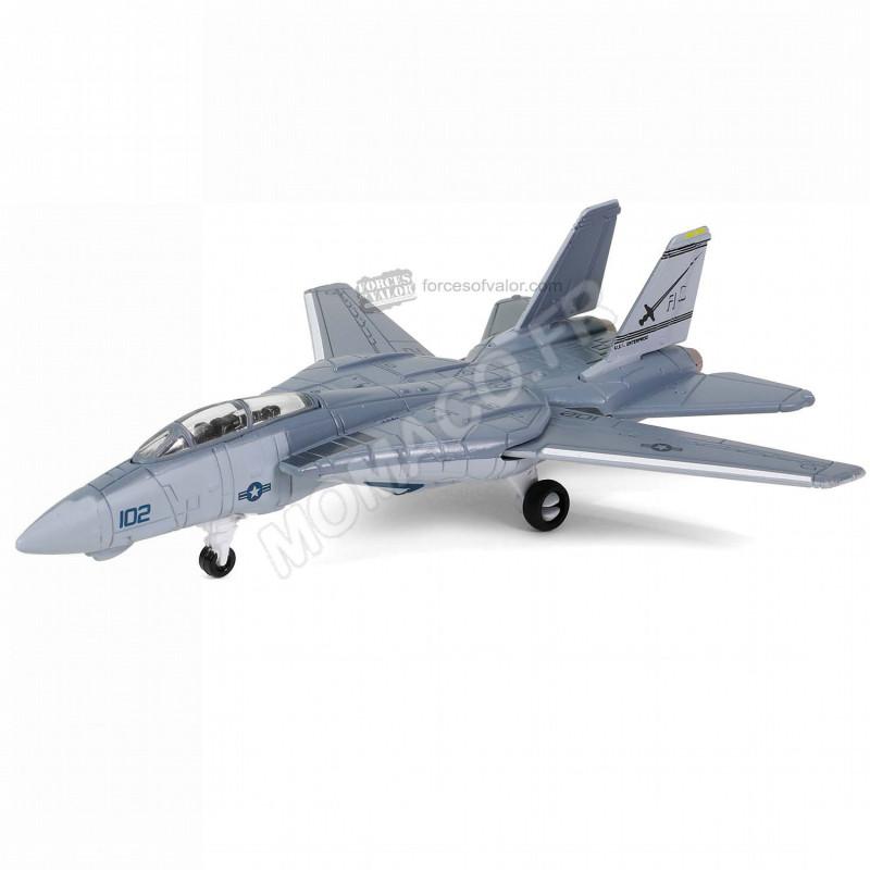 Avion De Chasse FORCES OF VALOR - F-14 Tomcat VF-32 - Modèle 1/200 Métal Et Plastique