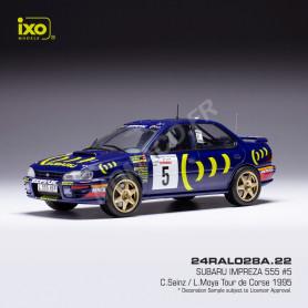 SUBARU IMPREZZA 555 5 SAINZ/MOYA RALLYE TOUR DE CORSE 1995