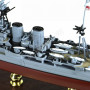 CROISEUR ANGLAIS HMS HOOD CLASSE AMIRAL "ROYAL NAVY" BATAILLE DU DANEMARK MAI 1941 (AVEC COQUE ET SOCLE)