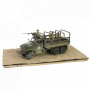 GMC CCKW 353B AVEC CABINE DE TYPE 1609 AVEC MITRAILLEUSE M37 ET FIGURINES (VEHICULE AVEC ARCEAU)