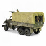 GMC CCKW 353B AVEC CABINE DE TYPE 1609 AVEC MITRAILLEUSE M37 ET FIGURINES (VEHICULE AVEC BACHE)