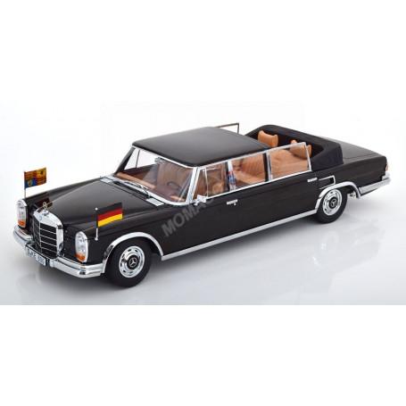 MERCEDES-BENZ 600 W100 LANDAULET REINE ELIZABETH II/KIESINGER 1965 NOIR