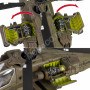 BOEING AH-64D APACHE HELICOPTERE D'ATTAQUE AMERICAIN "COMP. C 99-5135 1-227 ATKHB - 1ER CAV. 11EME REG. D'AV." IRAK LIBRE 2003
