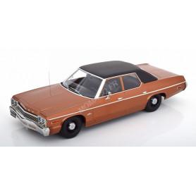 DODGE MONACO AVEC TOIT VINYL 1974 MARRON METALLISE/NOIR