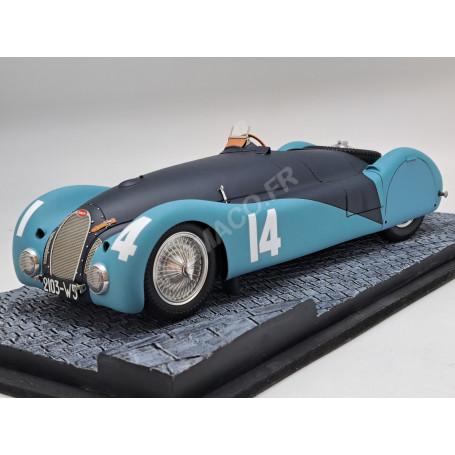 BUGATTI TYPE 57S 45 14 JEAN BUGATTI / JEAN PIERRE WIMILLE GRAND PRIX DE L'A.C.F. 1937 BLEU