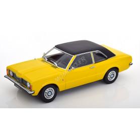 FORD TAUNUS L SEDAN PHARES AVANT RONDS AVEC TOIT VINYLE 1971 JAUNE/NOIR