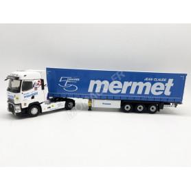 RENAULT T HIGH REMORQUE TAUTLINER "JC MERMET 55 ANS"