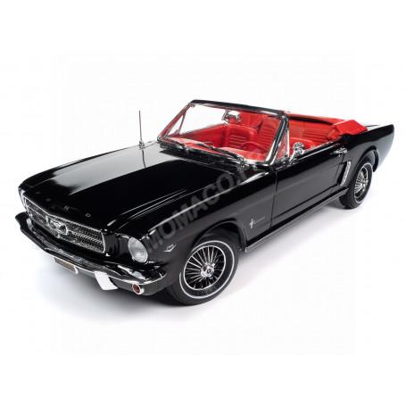 FORD MUSTANG CONVERTIBLE 1964 NOIR "RAVEN BLACK"