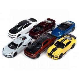 COFFRET DE 6 PIECES "AUTOWORLD PREMIUM ASSORTMENT" : 2023 - SERIE N°3 - VERSION A