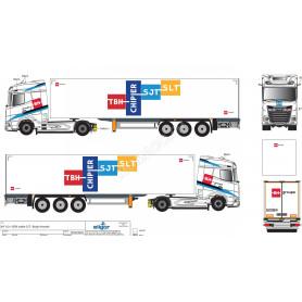 DAF XG REMORQUE FOURGON "BH GROUPE SJT"