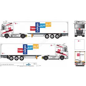 DAF XG REMORQUE FOURGON "BH GROUPE TBH"