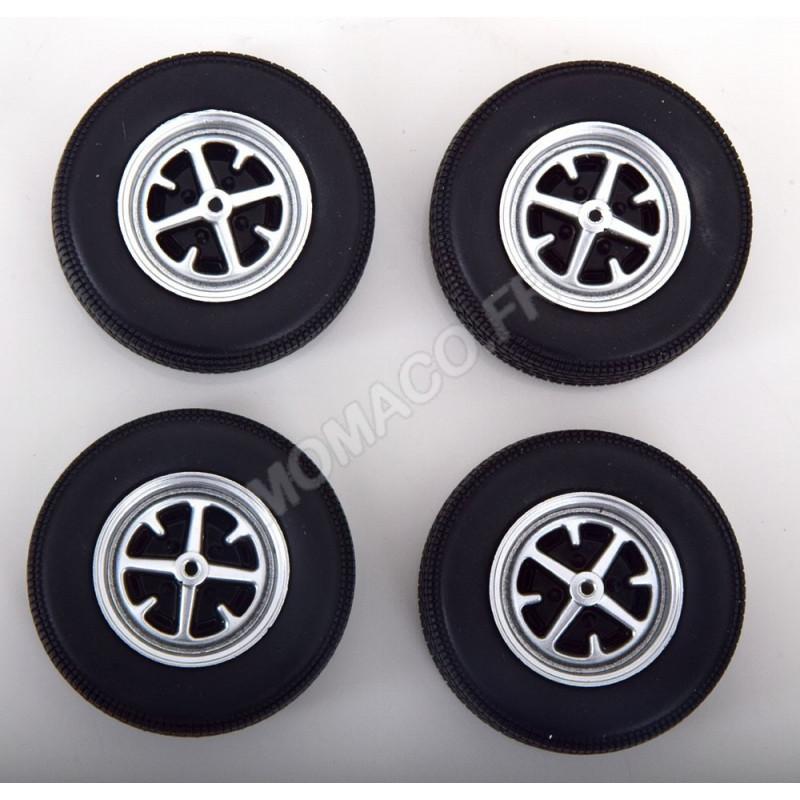 Roues de roller Famus Wheels 90mm/86A - gold/sand - pack de 4 avec