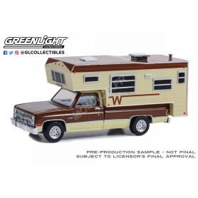 CHEVROLET C20 SILVERADO CAMPER 1982 CREME/MARRON