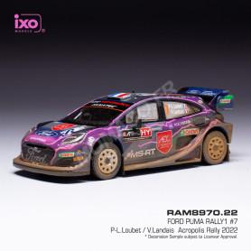FORD PUMA RALLYE 1 7 LOUBET/LANDAIS WRC RALLYE ACROPOLIS 2022