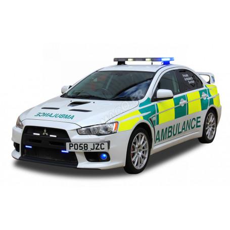 MITSUBISHI LANCER EVOLUTION X "AMBULANCE PRIVEE ANGLAISE"