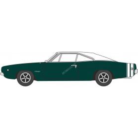 DODGE CHARGER RACING 1968 GREEN/WHITE