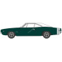 DODGE CHARGER RACING 1968 GREEN/WHITE