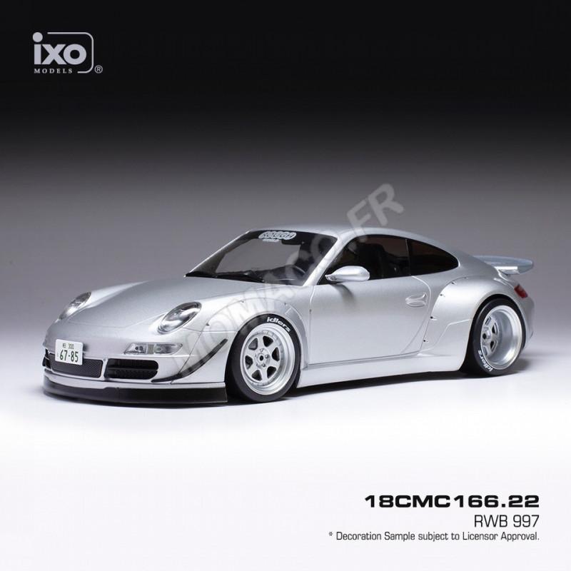 IXOMODELS - Voiture de couleur rouge - PORSCHE RWB 997 - 1/18