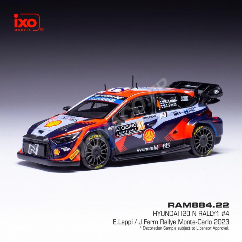 Ixo 1:18 Hyundai I20 N Rally1 #4 3ème Se Rallier Croatie 2023 Lappi Ferm 18rmc160b22