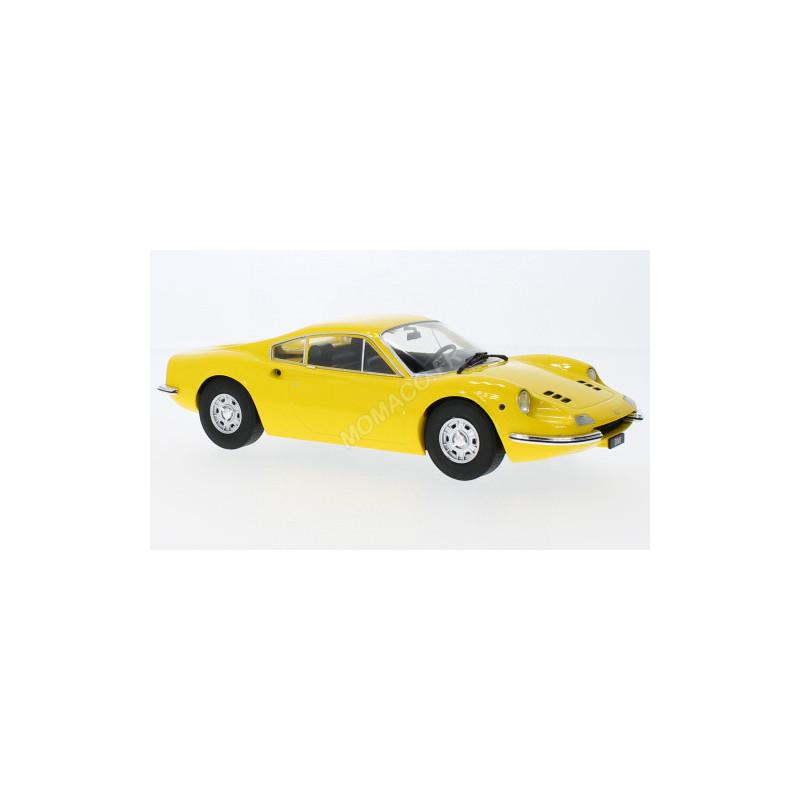 Norev 286 Ferrari Dino 246 GTS Jaune - Miniature Voiture De Collection En Boîte