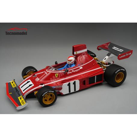 FERRARI 312 B 3 11 CLAY REGAZZONI GRAND PRIX D'ALLEMAGNE 1974 AVEC FIGURINE