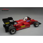 FERRARI 126 C4-M2 28 RENE ARNOUX GRAND PRIX D'EUROPE 1984 AVEC FIGURINE