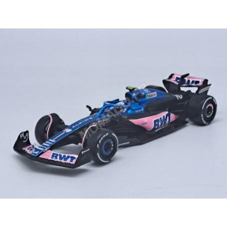 ALPINE F1 A523 TEAM BWT ALPINE 10 PIERRE GASLY 2023 (PACKAGING PREMIUM AVEC CASQUE) (EPUISE)