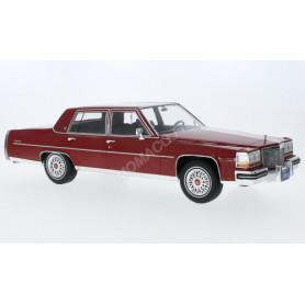 CADILLAC FLEETWOOD BROUGHAM 1982 ROUGE FONCE METALLISE