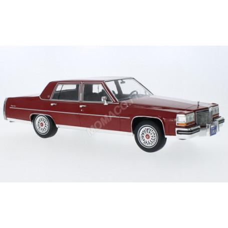 CADILLAC FLEETWOOD BROUGHAM 1982 ROUGE FONCE METALLISE