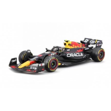 RED BULL F1 RB19 TEAM ORACLE RED BULL RACING 11 SERGIO PEREZ 2023 (PACKAGING PREMIUM AVEC CASQUE) (EPUISE)