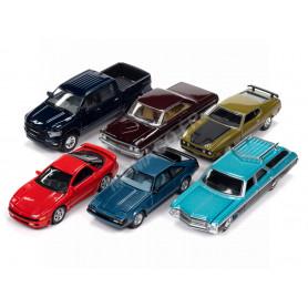 COFFRET DE 6 PIECES "AUTOWORLD PREMIUM ASSORTMENT" : 2023 - SERIE N°4 - VERSION A