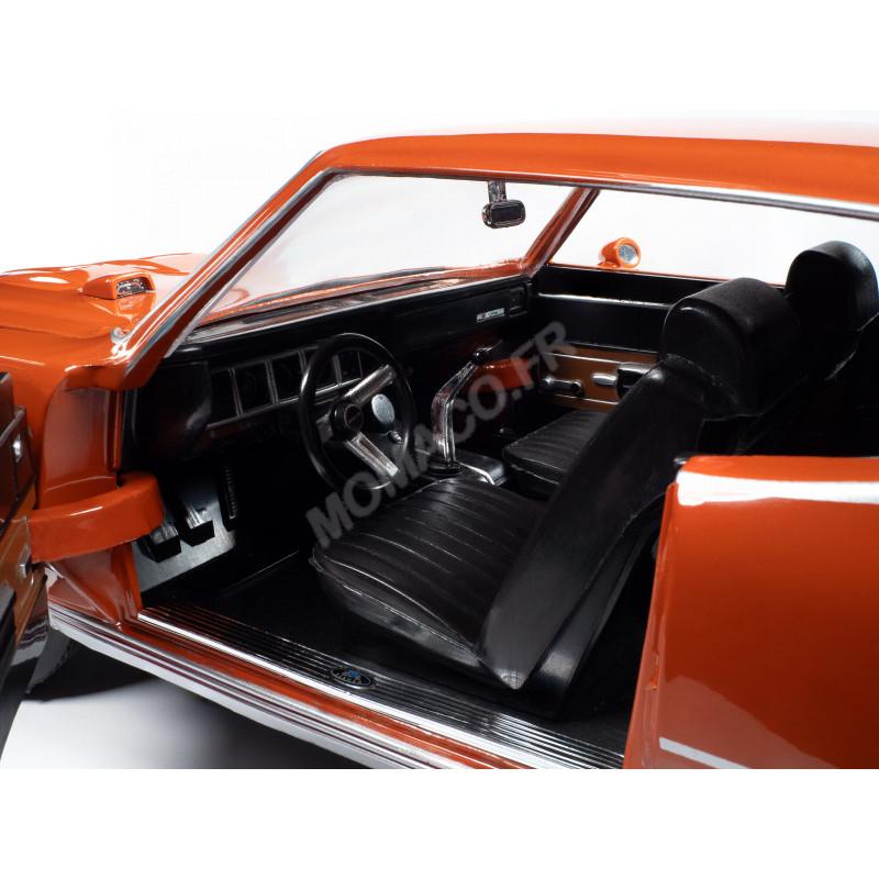 Miniature Auto AMERICAN MUSCLE - Buick GS Hardtop 1972 - Orange Flamme - 1/18 - NEUVE