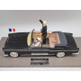 CITROEN 15-6 H LANDAULET CHAPRON 1956 "PRESIDENTIELLE" AVEC 2 FIGURINES "CHARLES DE GAULLE ET CHAUFFEUR"