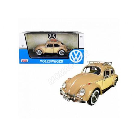 VOLKSWAGEN COCCINELLE AVEC PORTE-BAGAGES MARRON